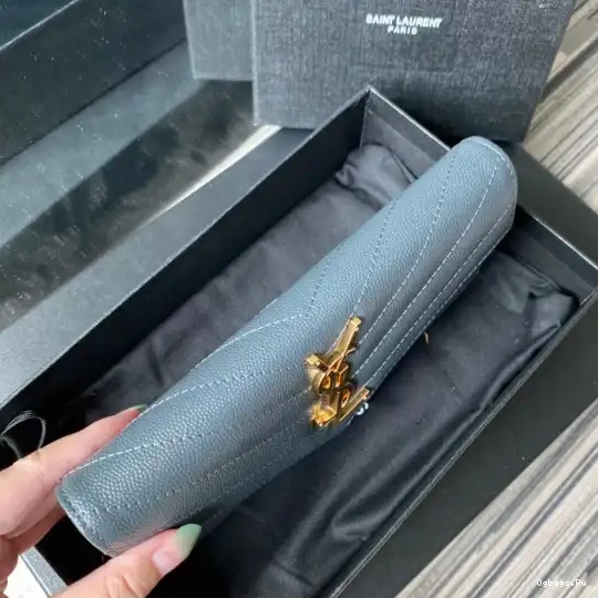 LARGE FLAP MONOGRAM WALLET YSL 0630